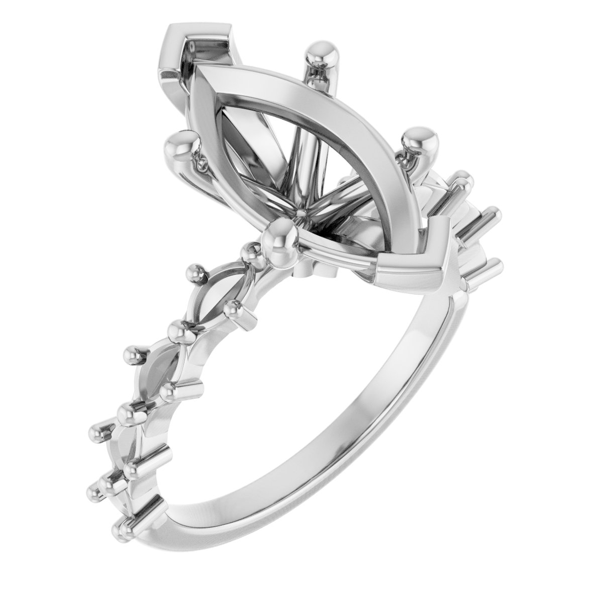 Accented Engagement Ring