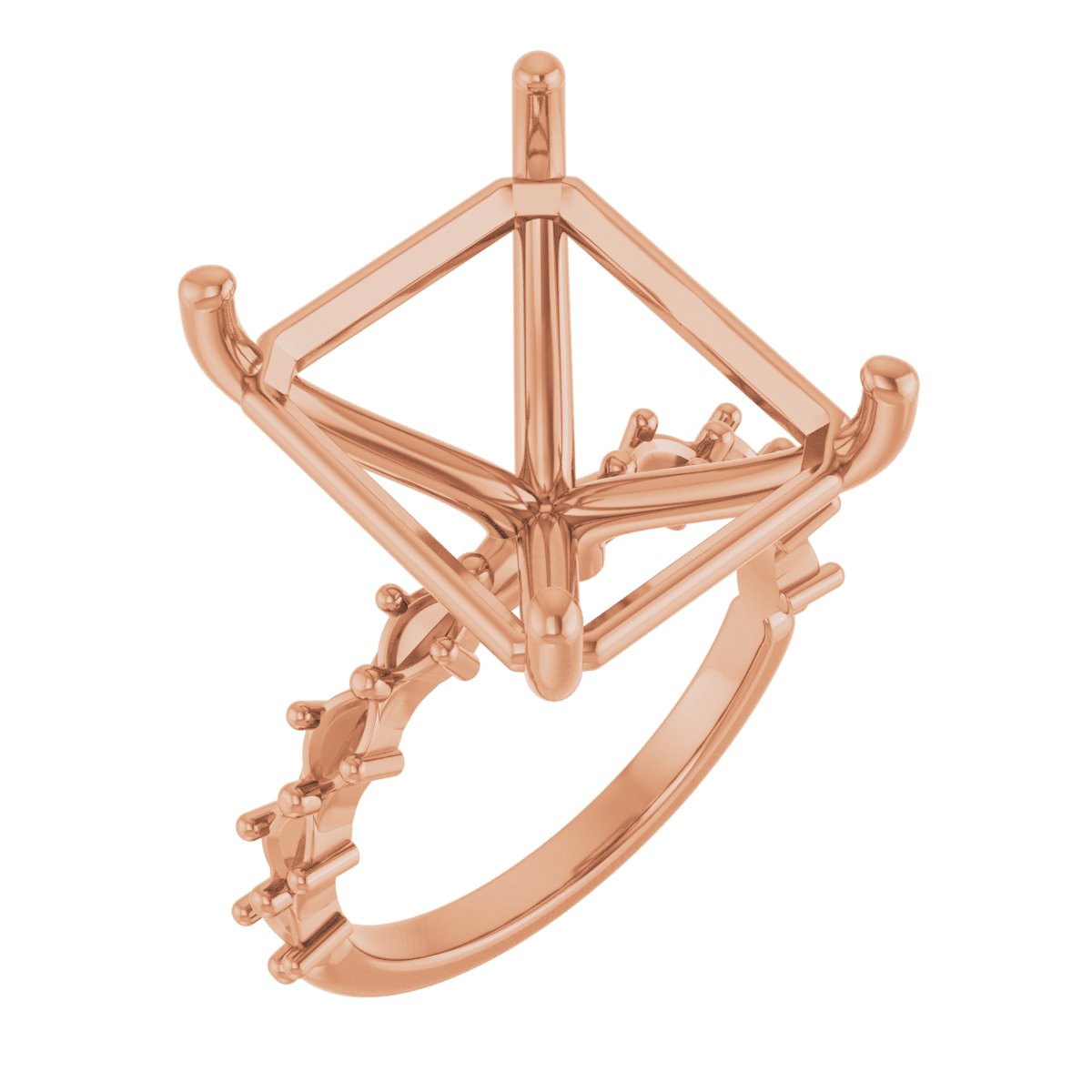 Accented Engagement Ring