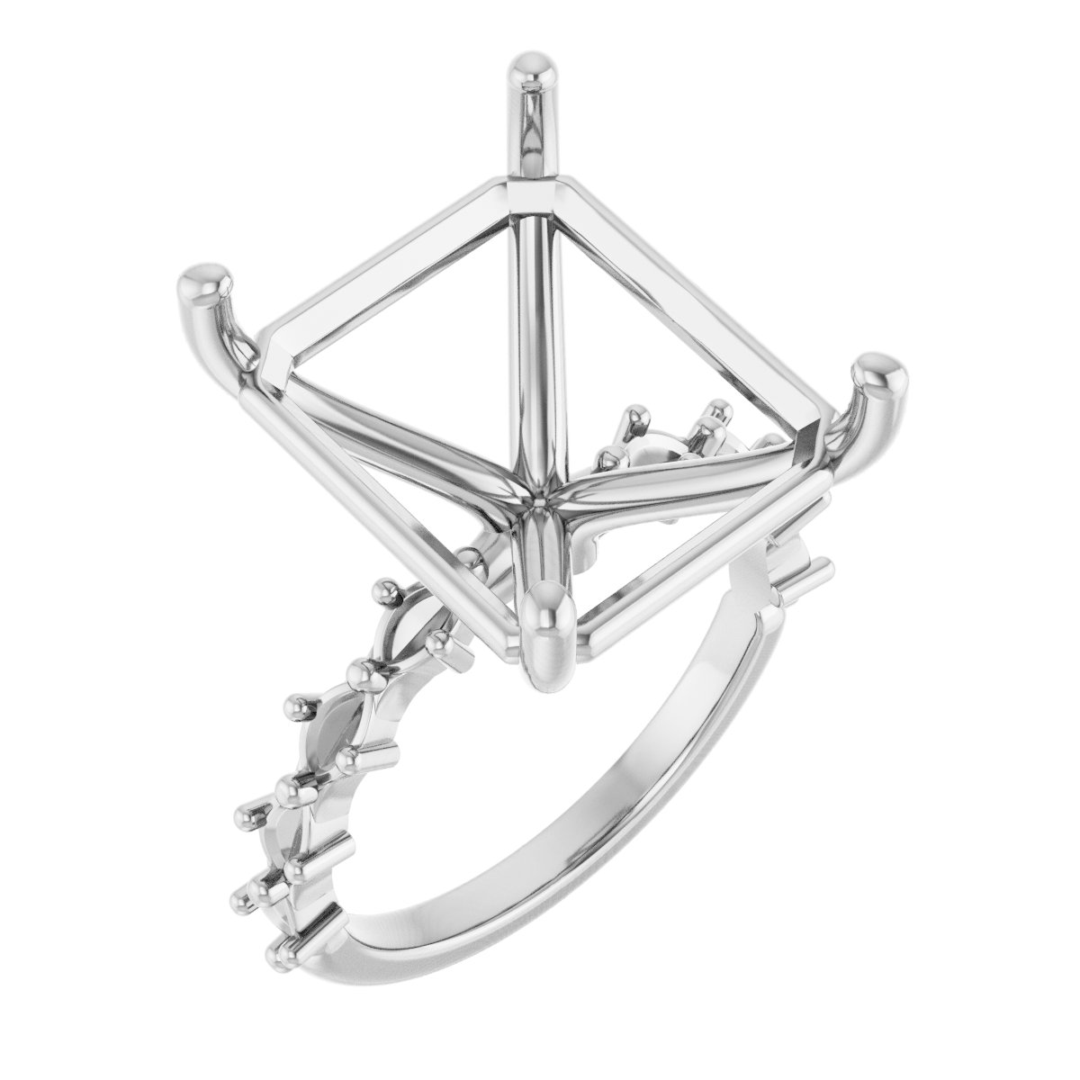 Accented Engagement Ring