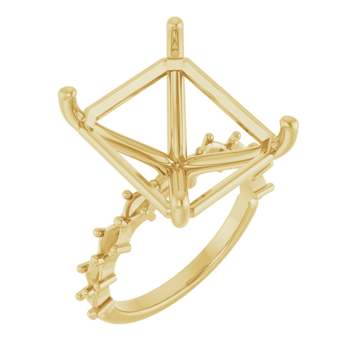 Accented Engagement Ring