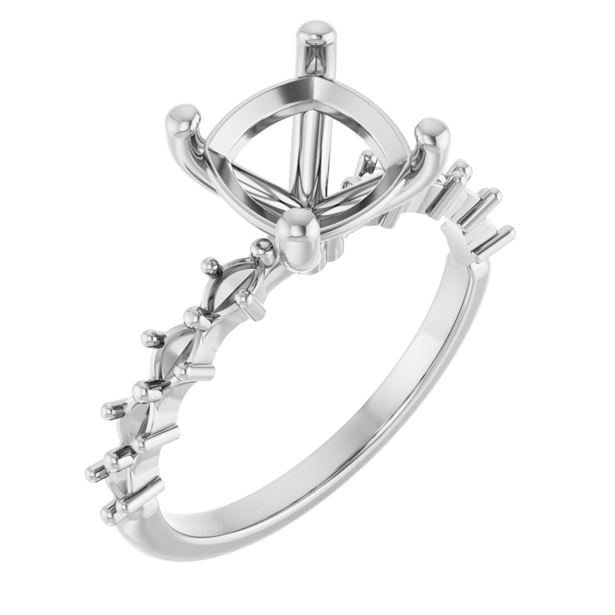 Accented Engagement Ring