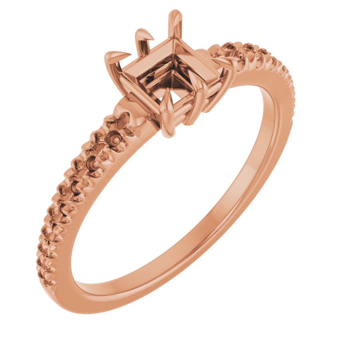 Claw-Prong Accented Ring