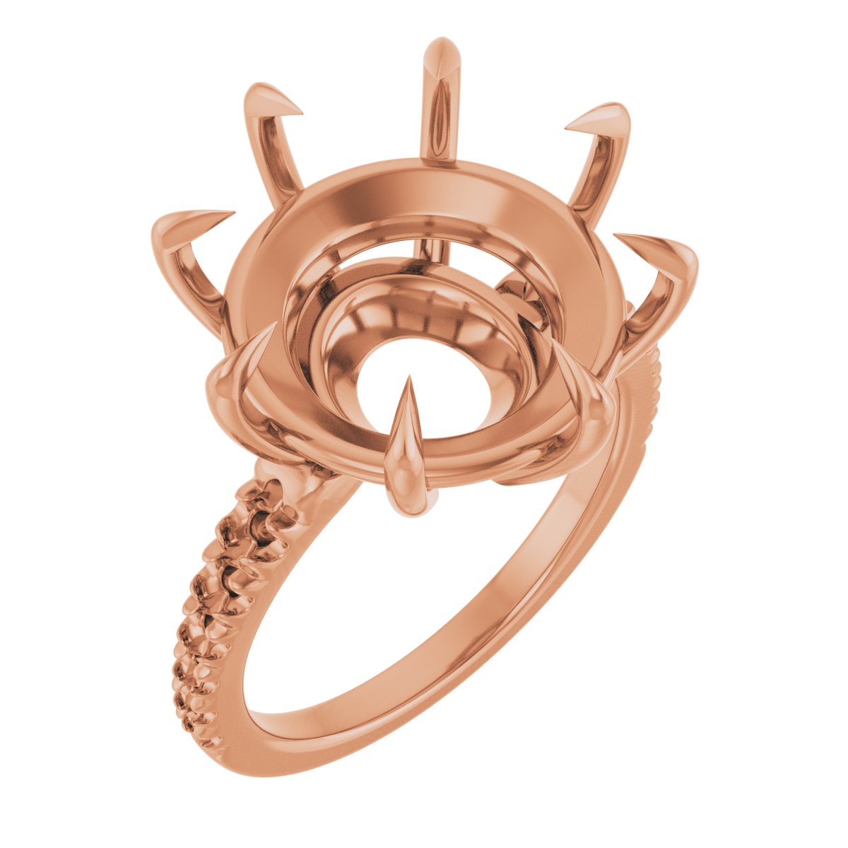 Claw-Prong Accented Ring