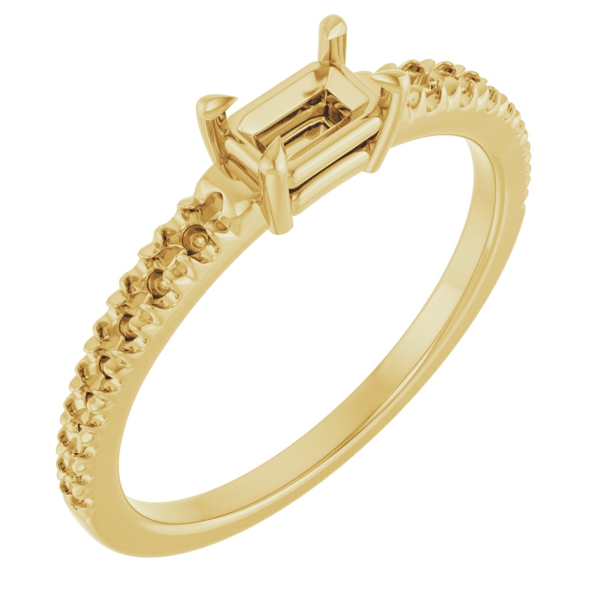 Claw-Prong Accented Ring