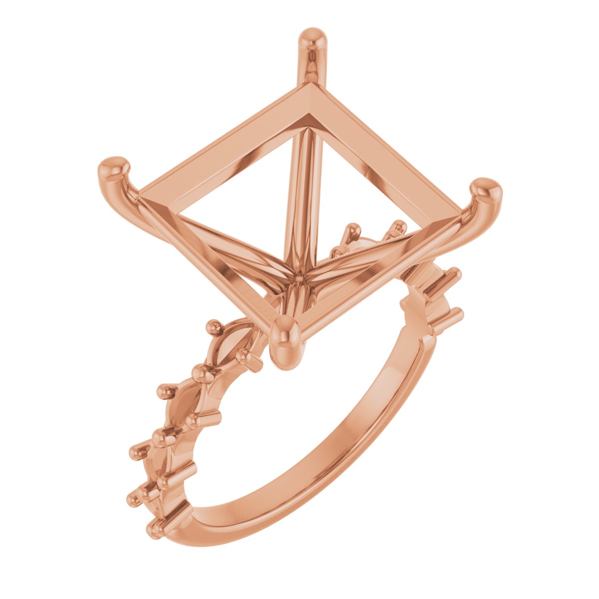 Accented Engagement Ring