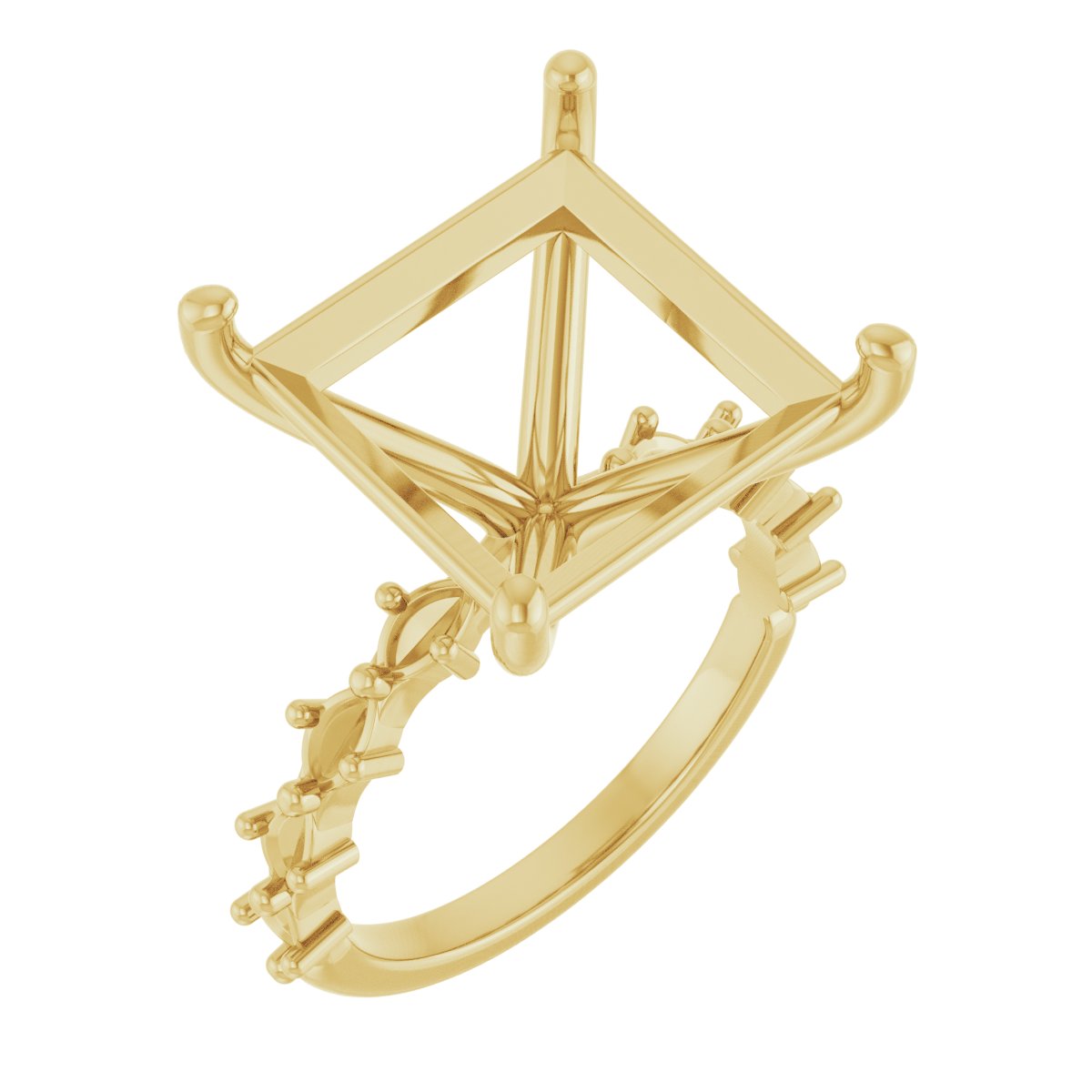 Accented Engagement Ring