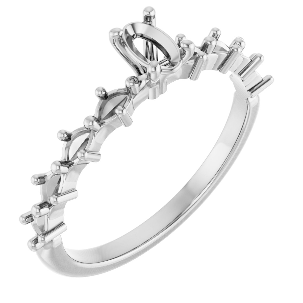 Accented Engagement Ring