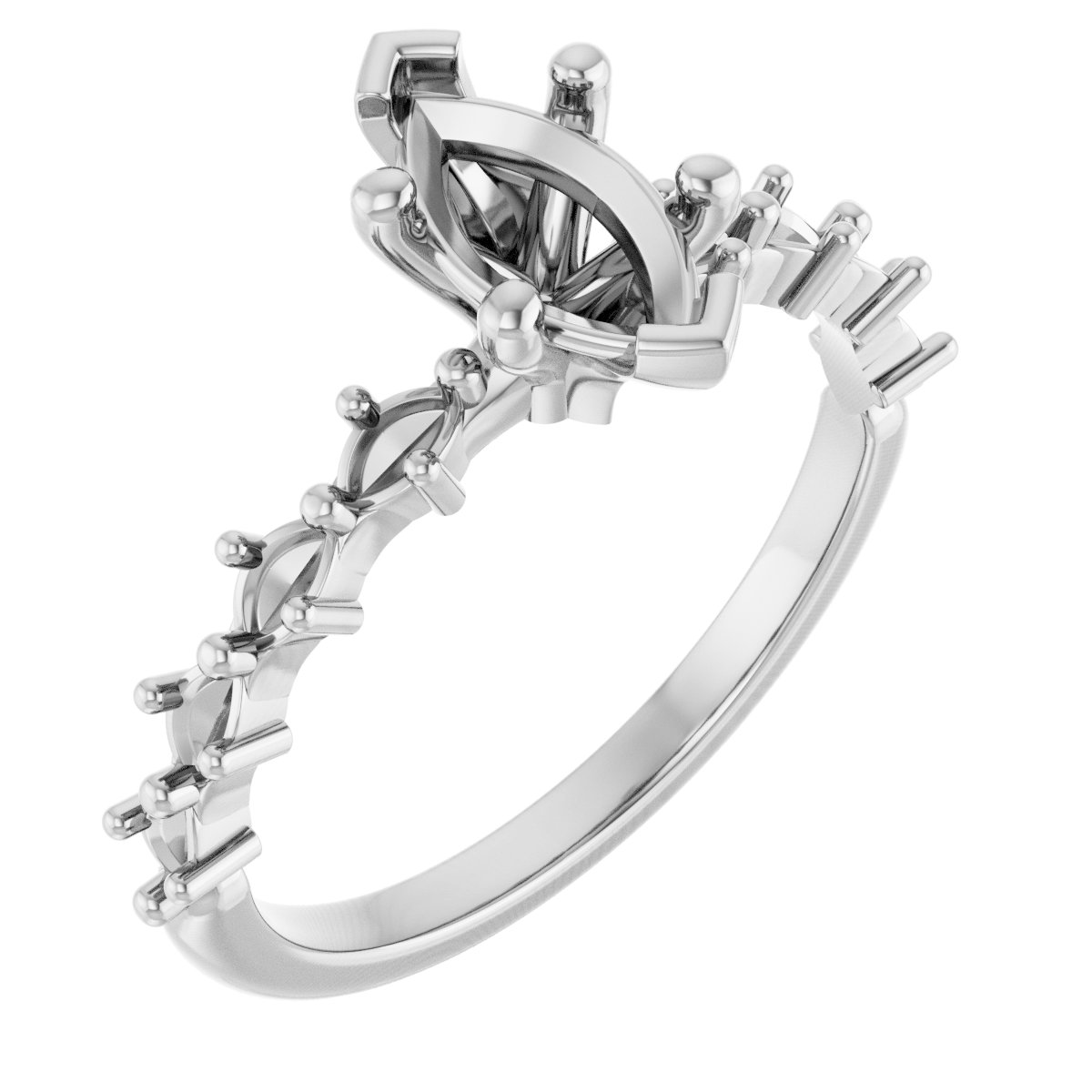 Accented Engagement Ring