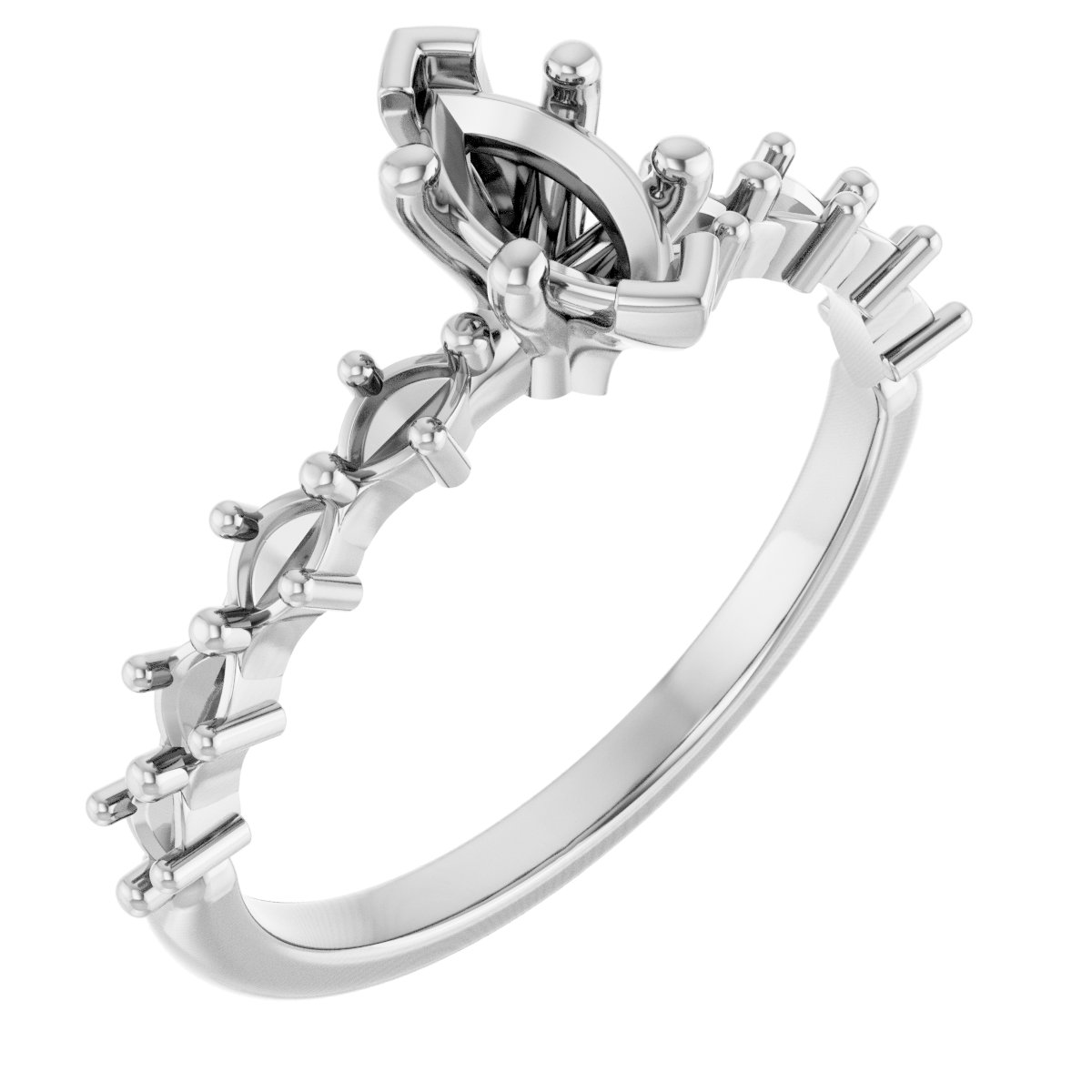 Accented Engagement Ring