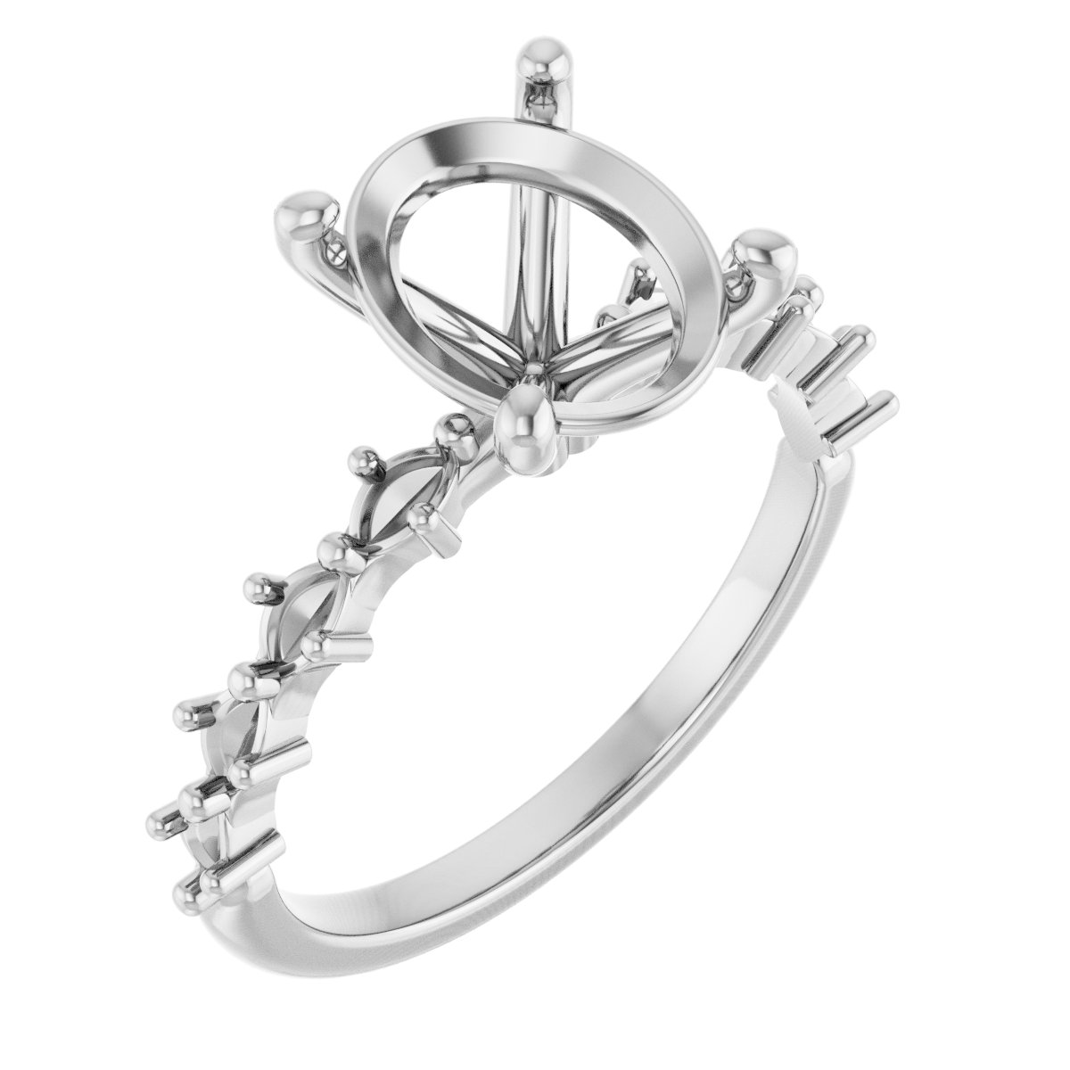 Accented Engagement Ring