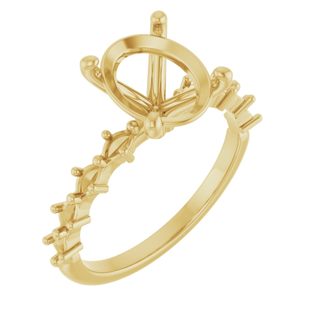 Accented Engagement Ring