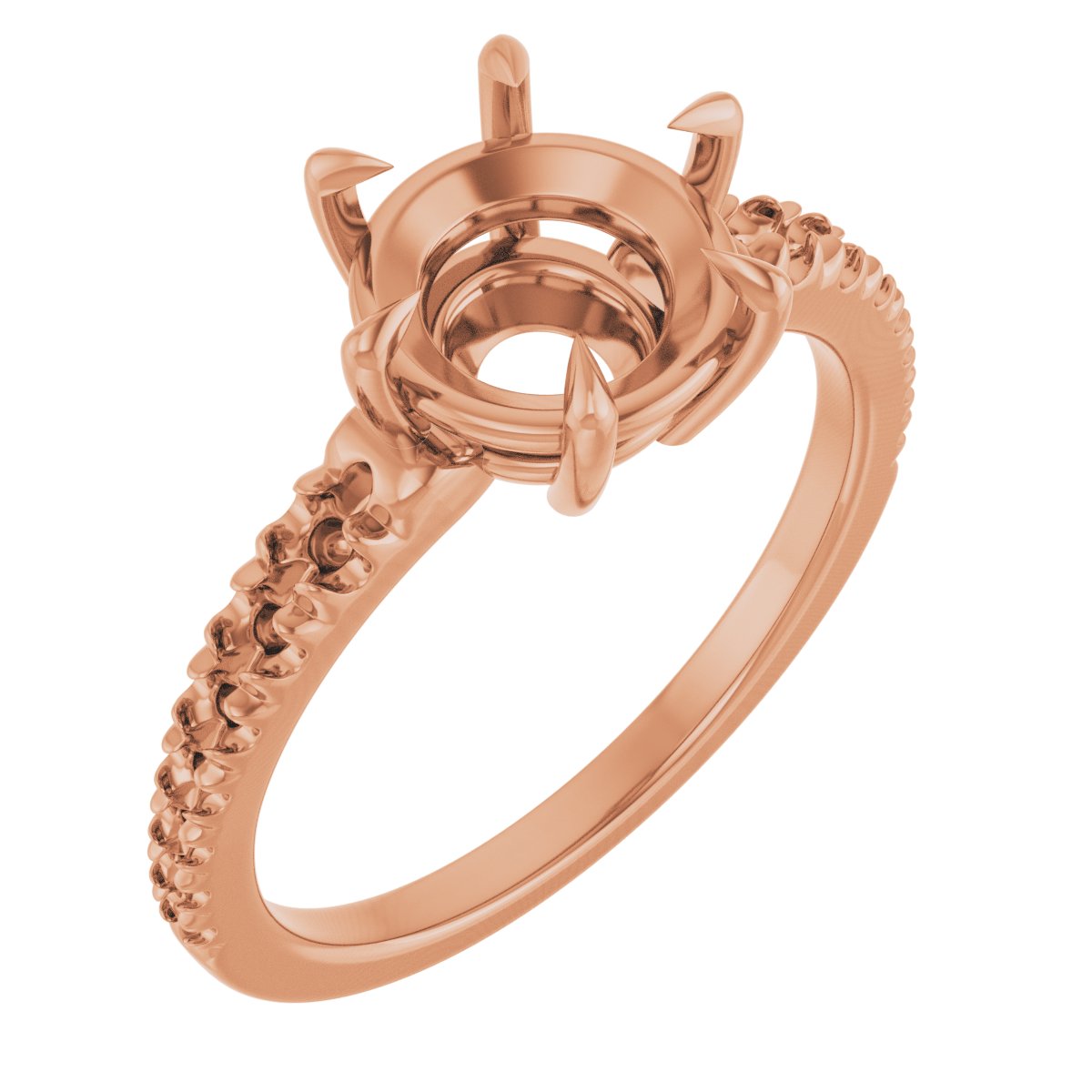 Claw-Prong Accented Ring