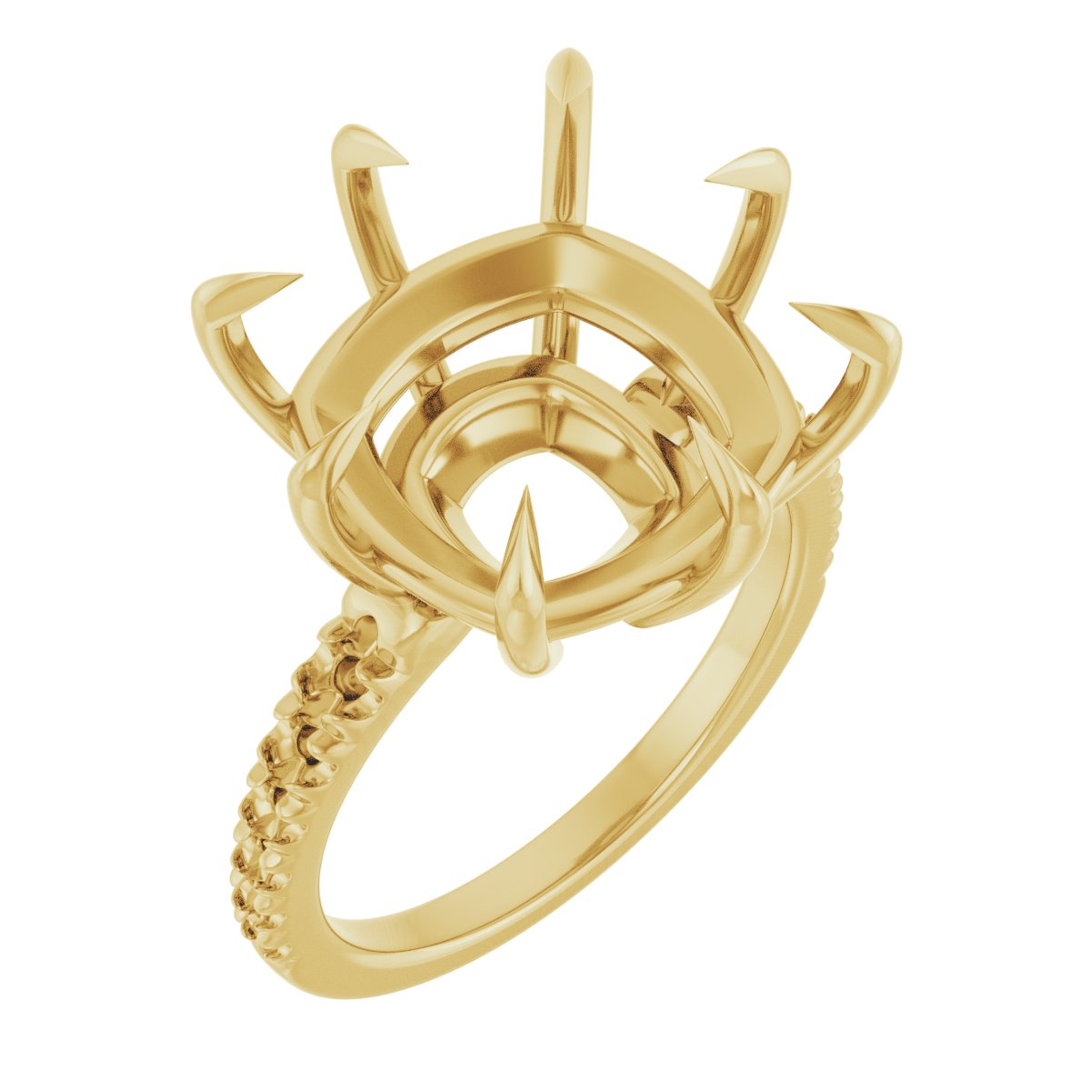 Claw-Prong Accented Ring