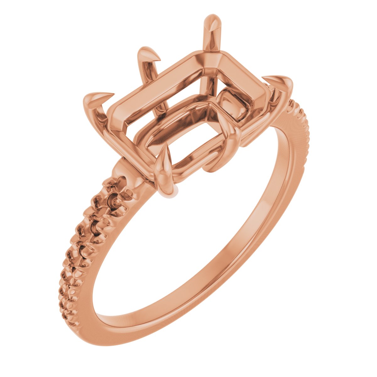 Claw-Prong Accented Ring