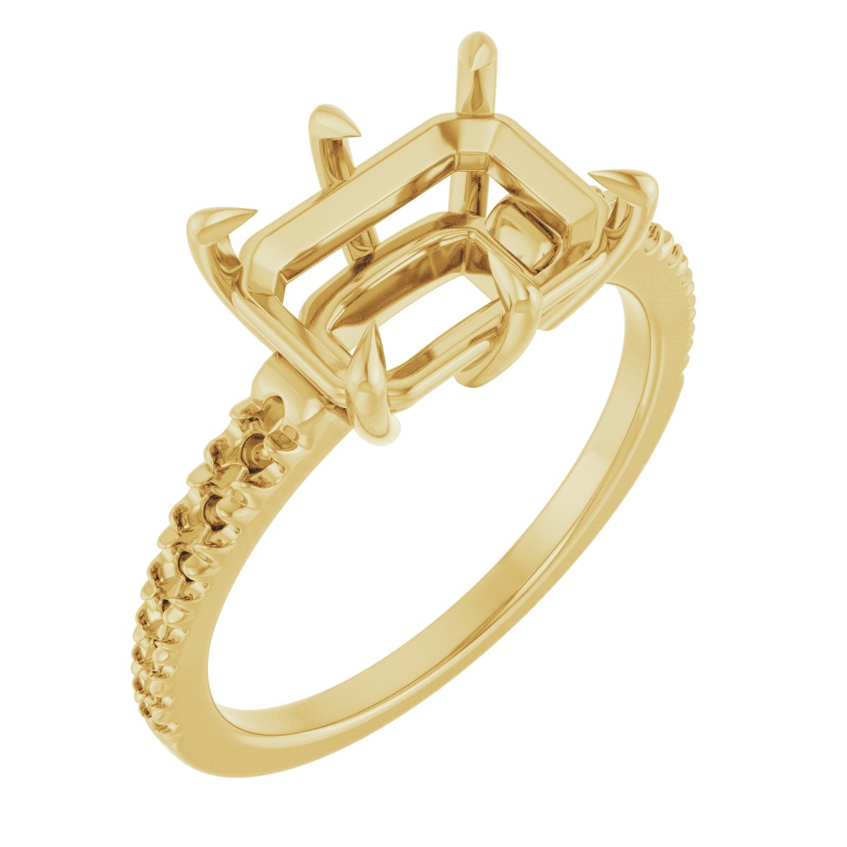 Claw-Prong Accented Ring