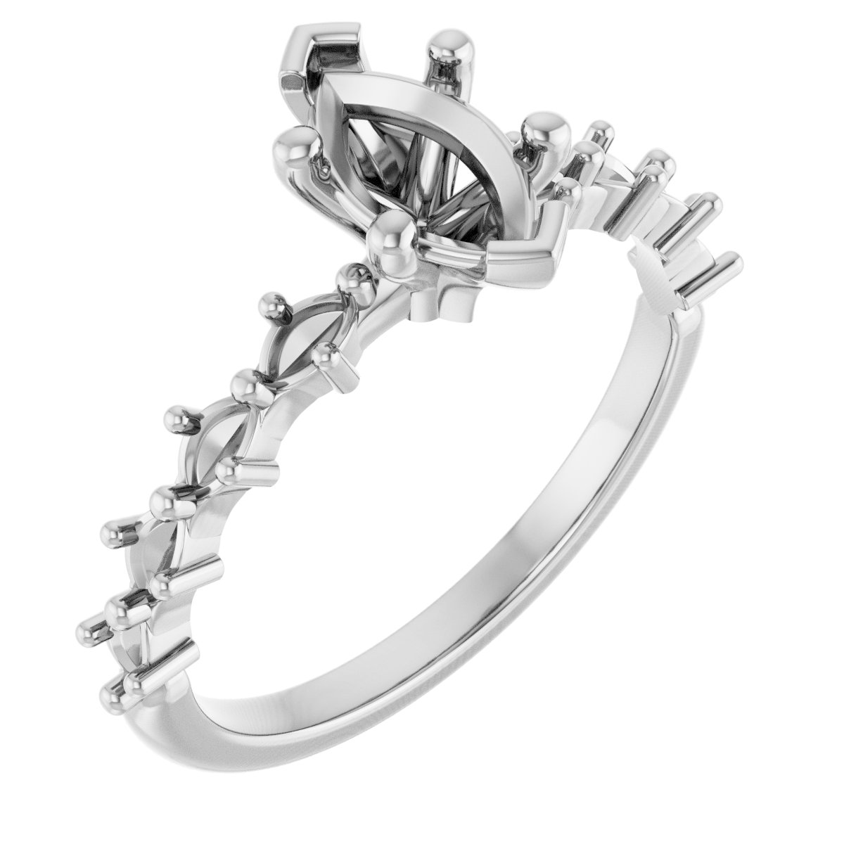 Accented Engagement Ring