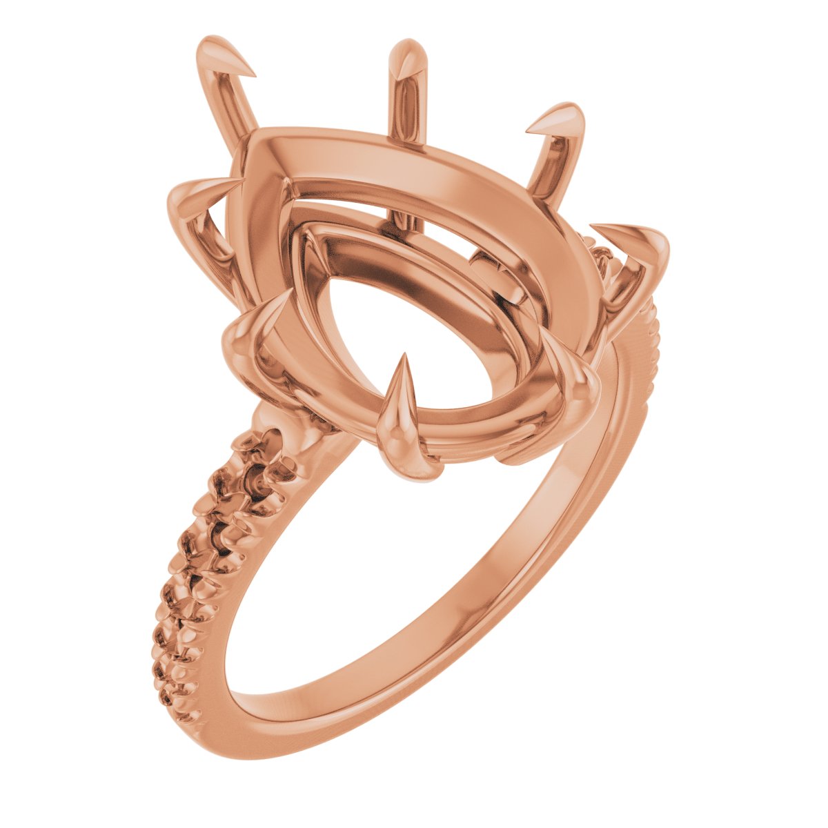 Claw-Prong Accented Ring