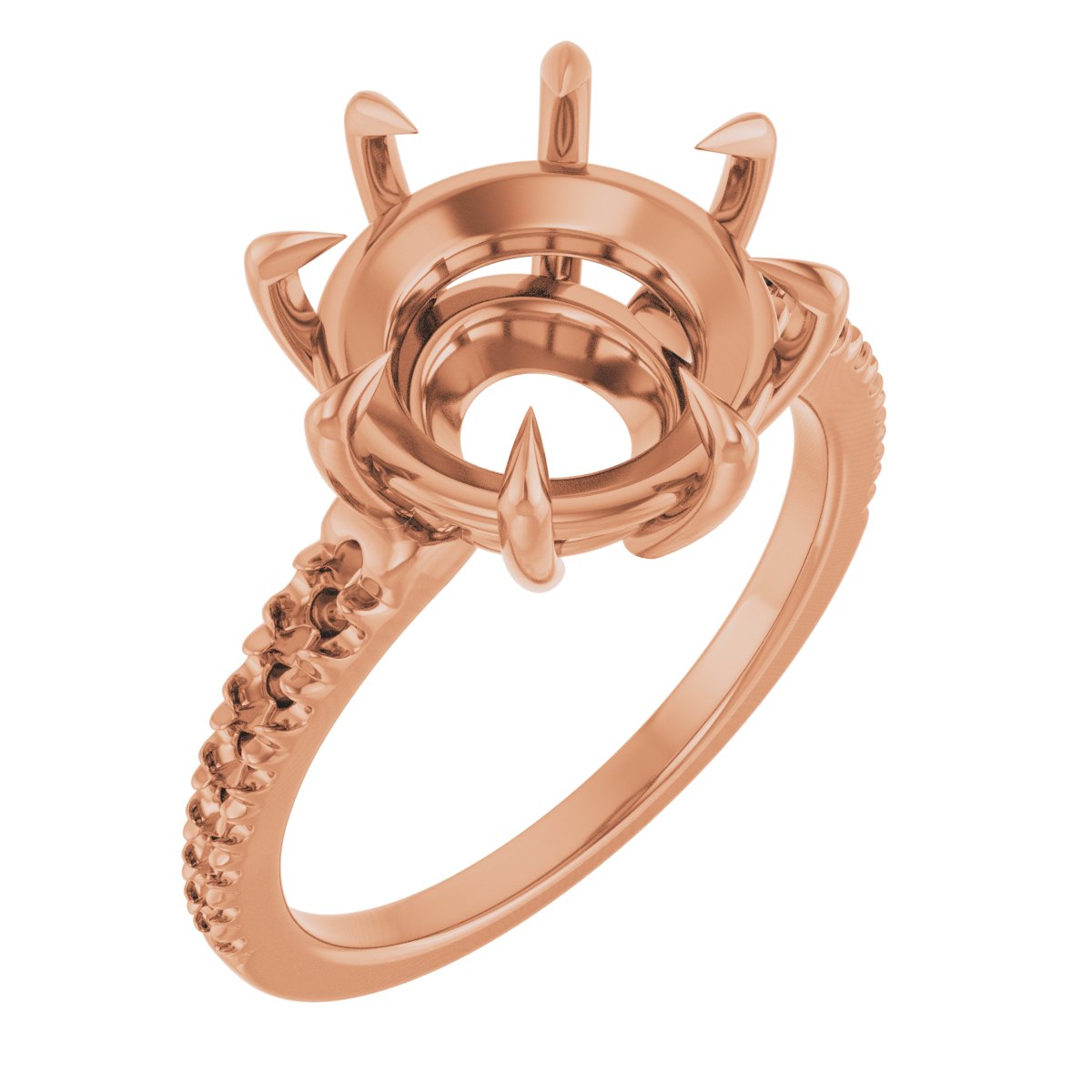 Claw-Prong Accented Ring
