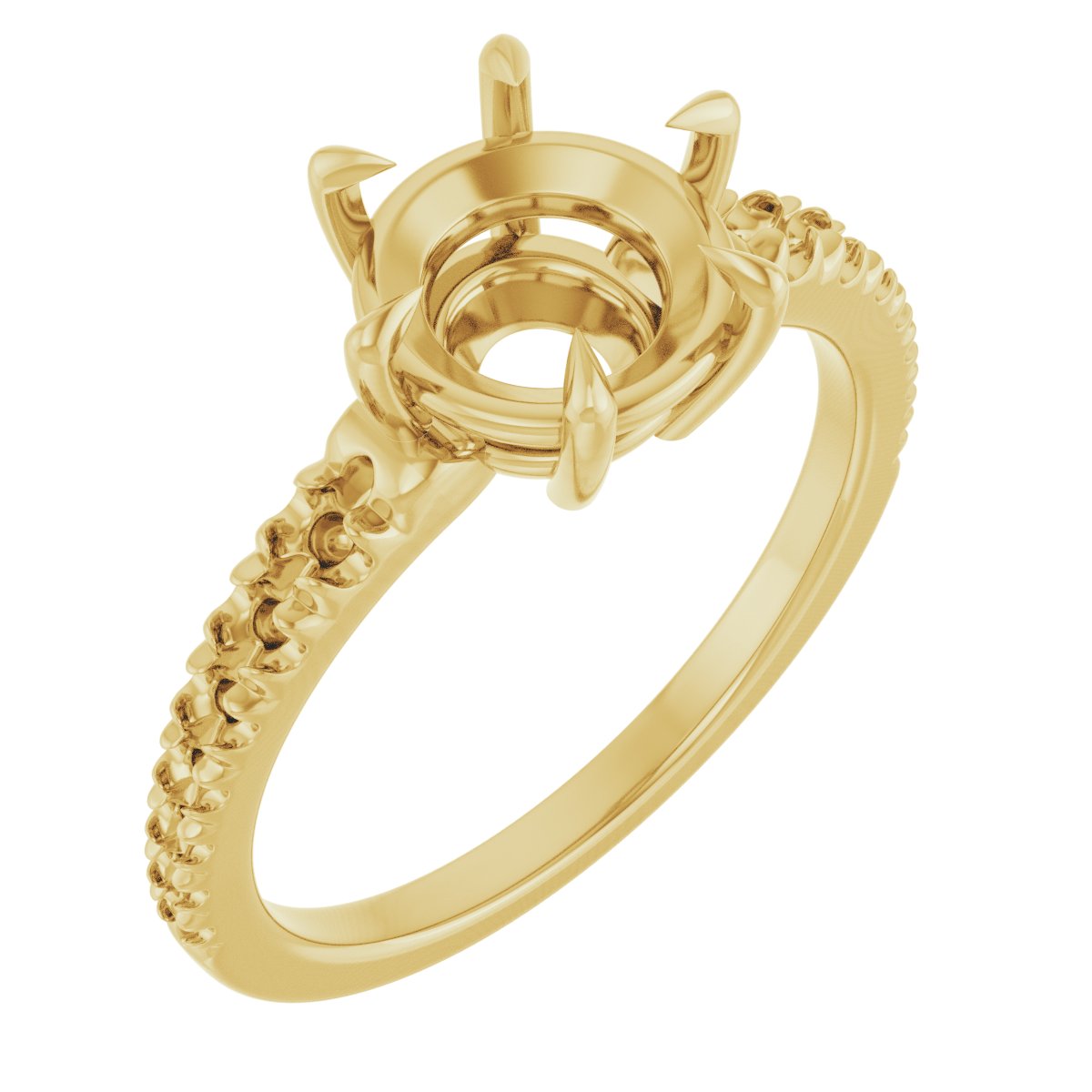 Claw-Prong Accented Ring