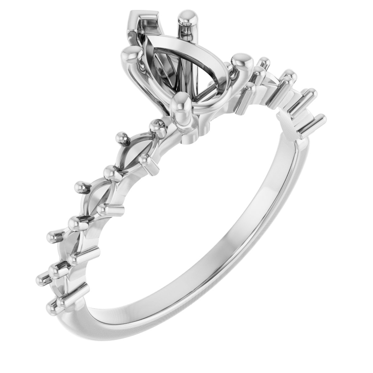 Accented Engagement Ring