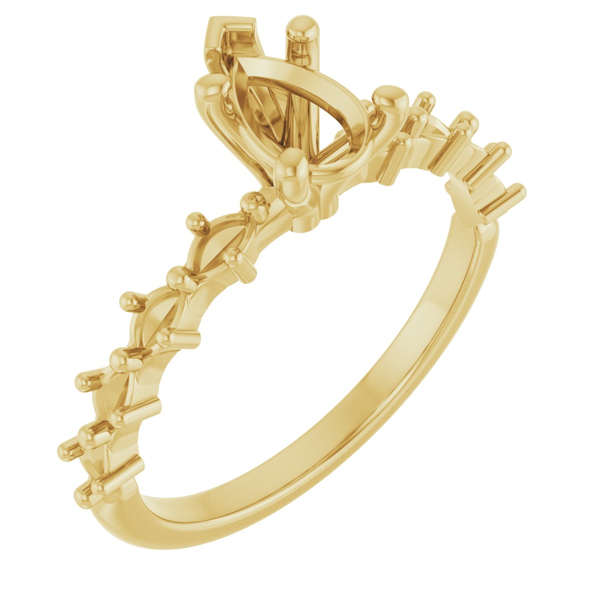 Accented Engagement Ring