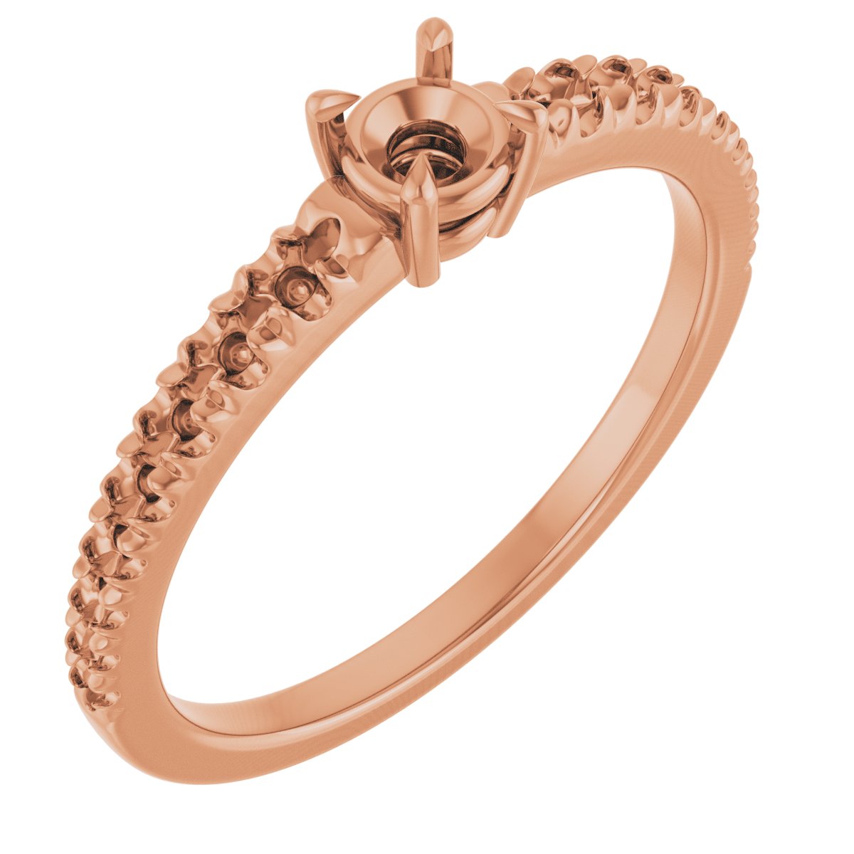 Claw-Prong Accented Ring