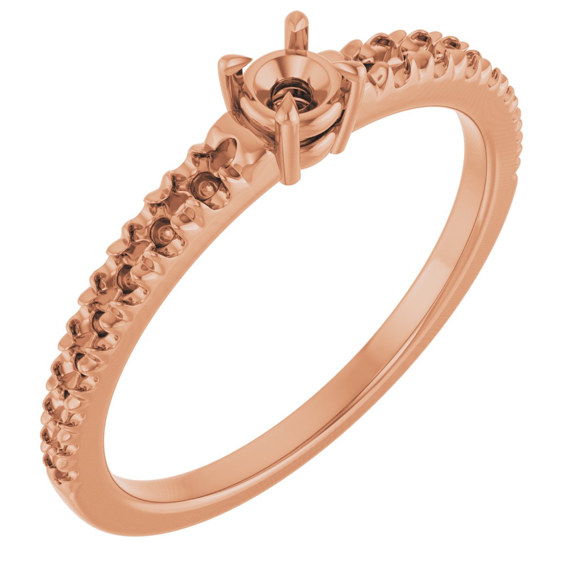 Claw-Prong Accented Ring