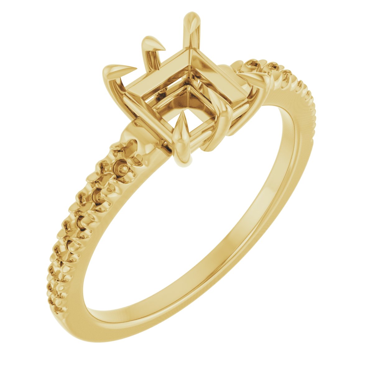Claw-Prong Accented Ring