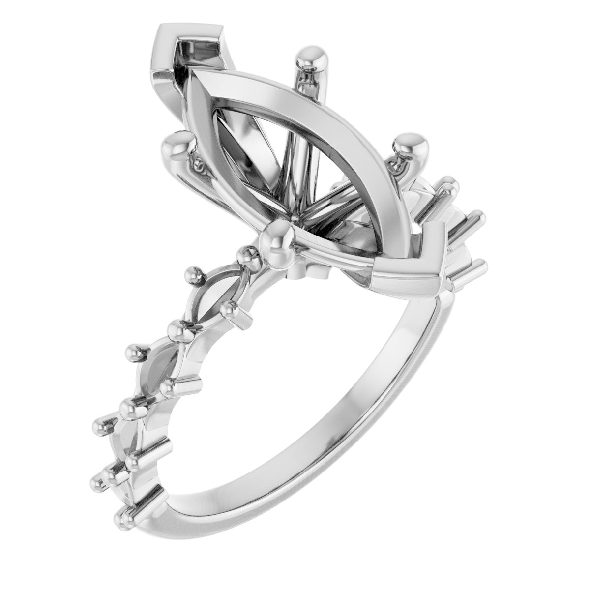 Accented Engagement Ring