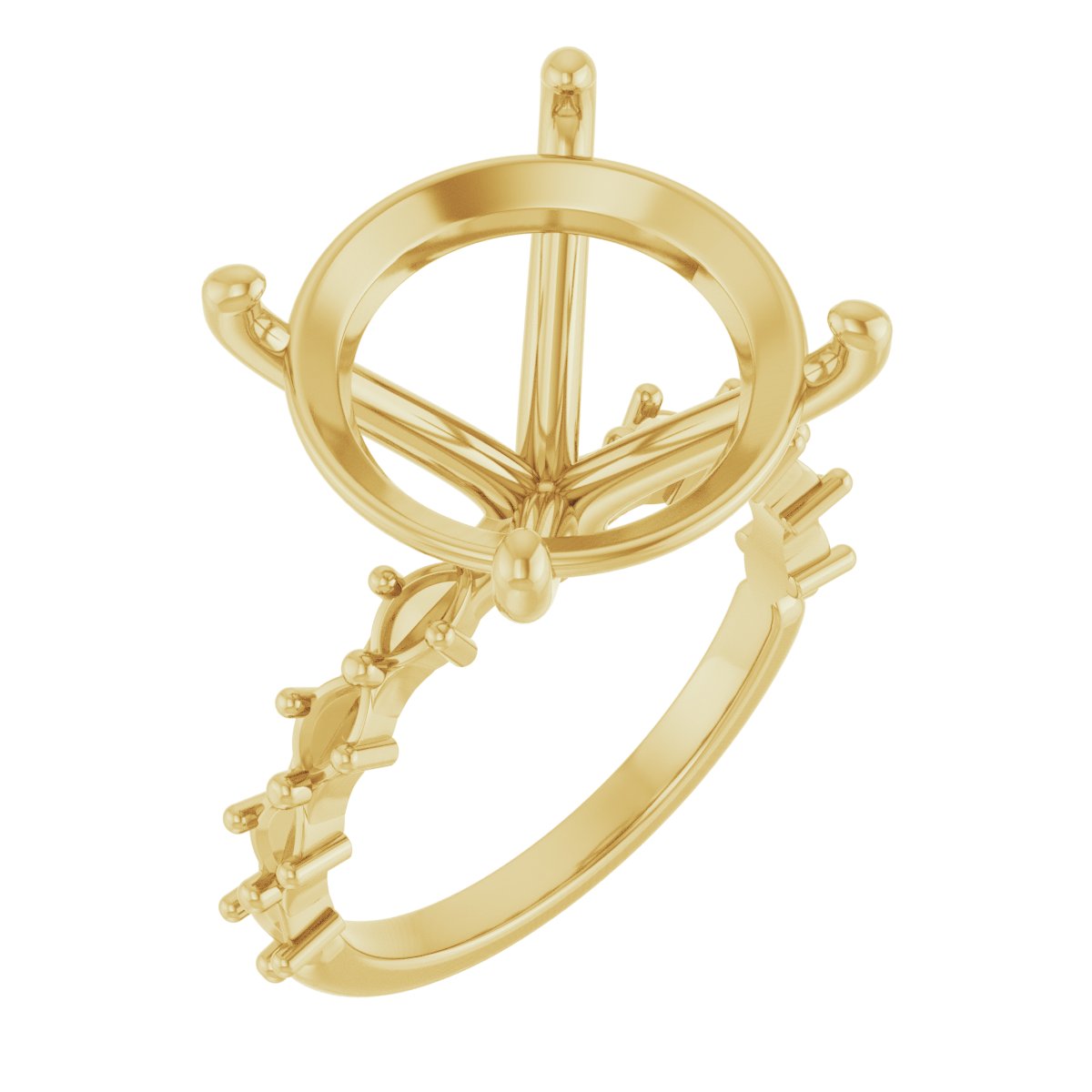 Accented Engagement Ring