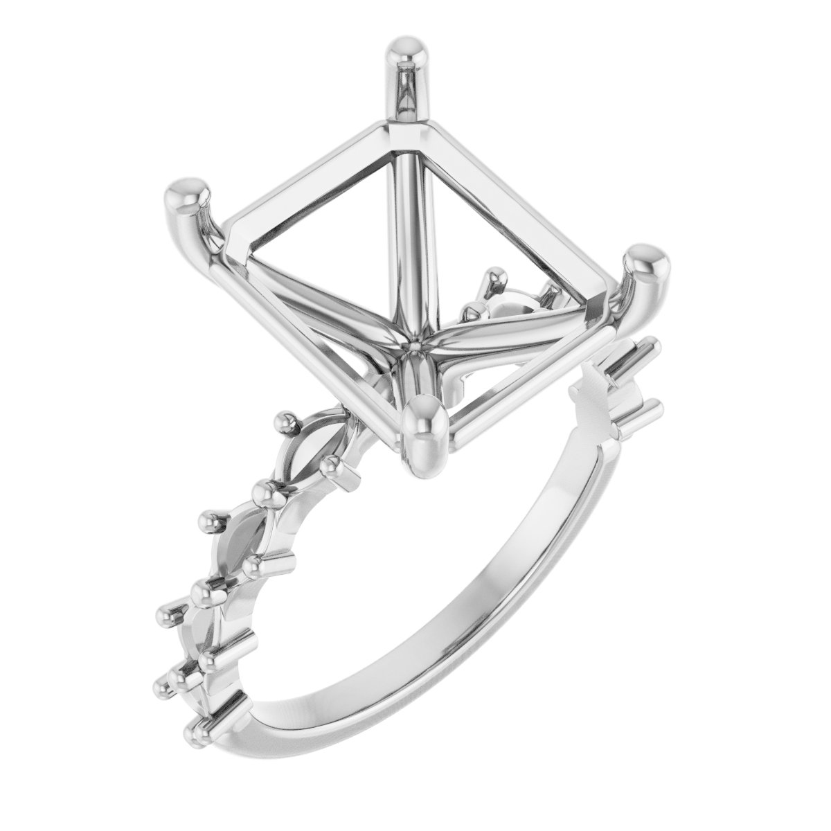 Accented Engagement Ring