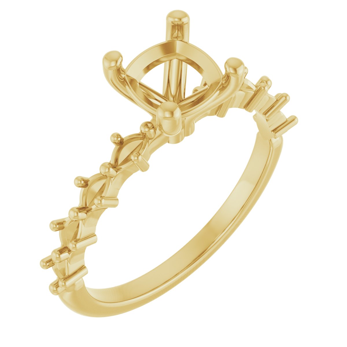 Accented Engagement Ring