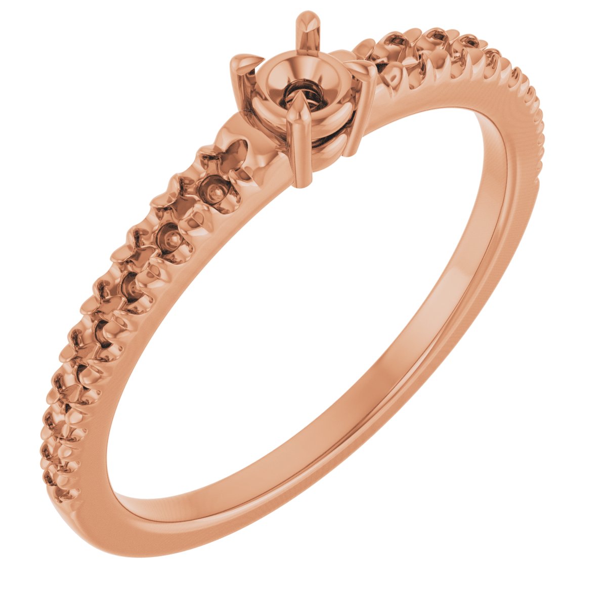 Claw-Prong Accented Ring