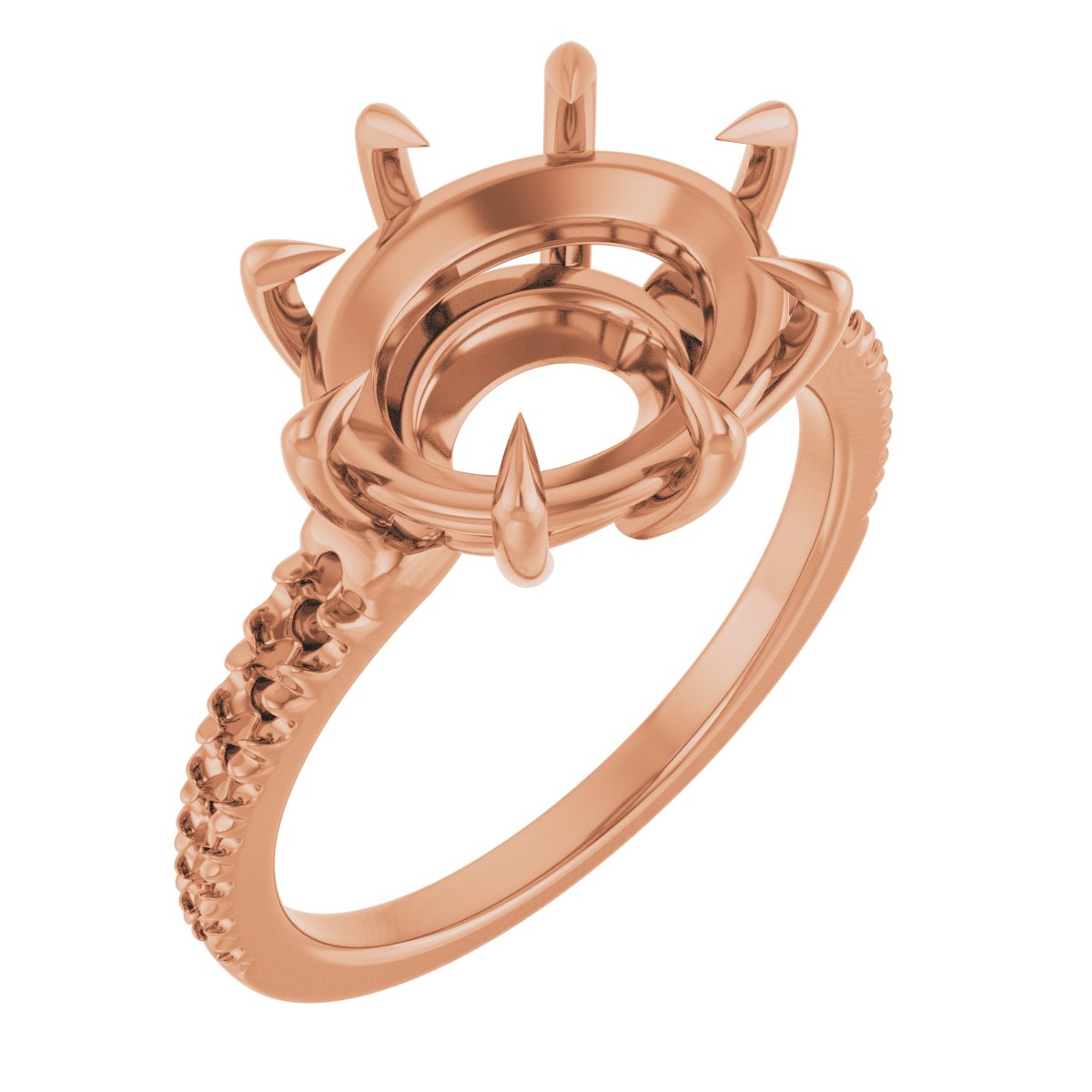 Claw-Prong Accented Ring