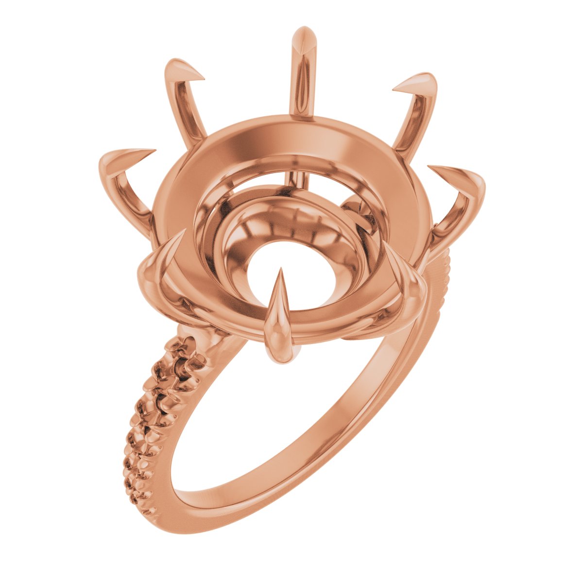 Claw-Prong Accented Ring