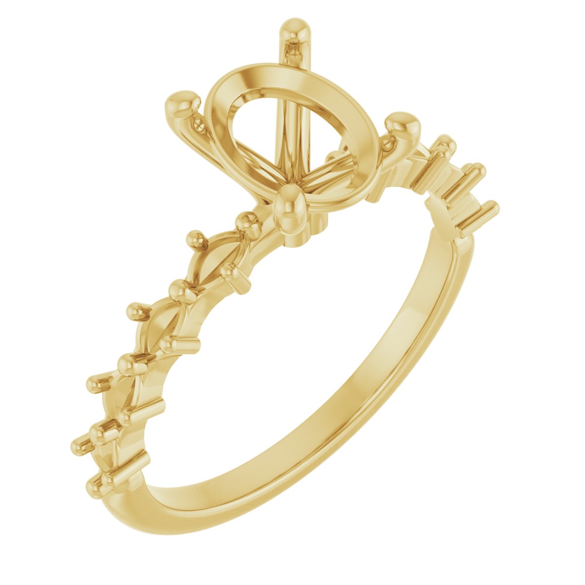Accented Engagement Ring