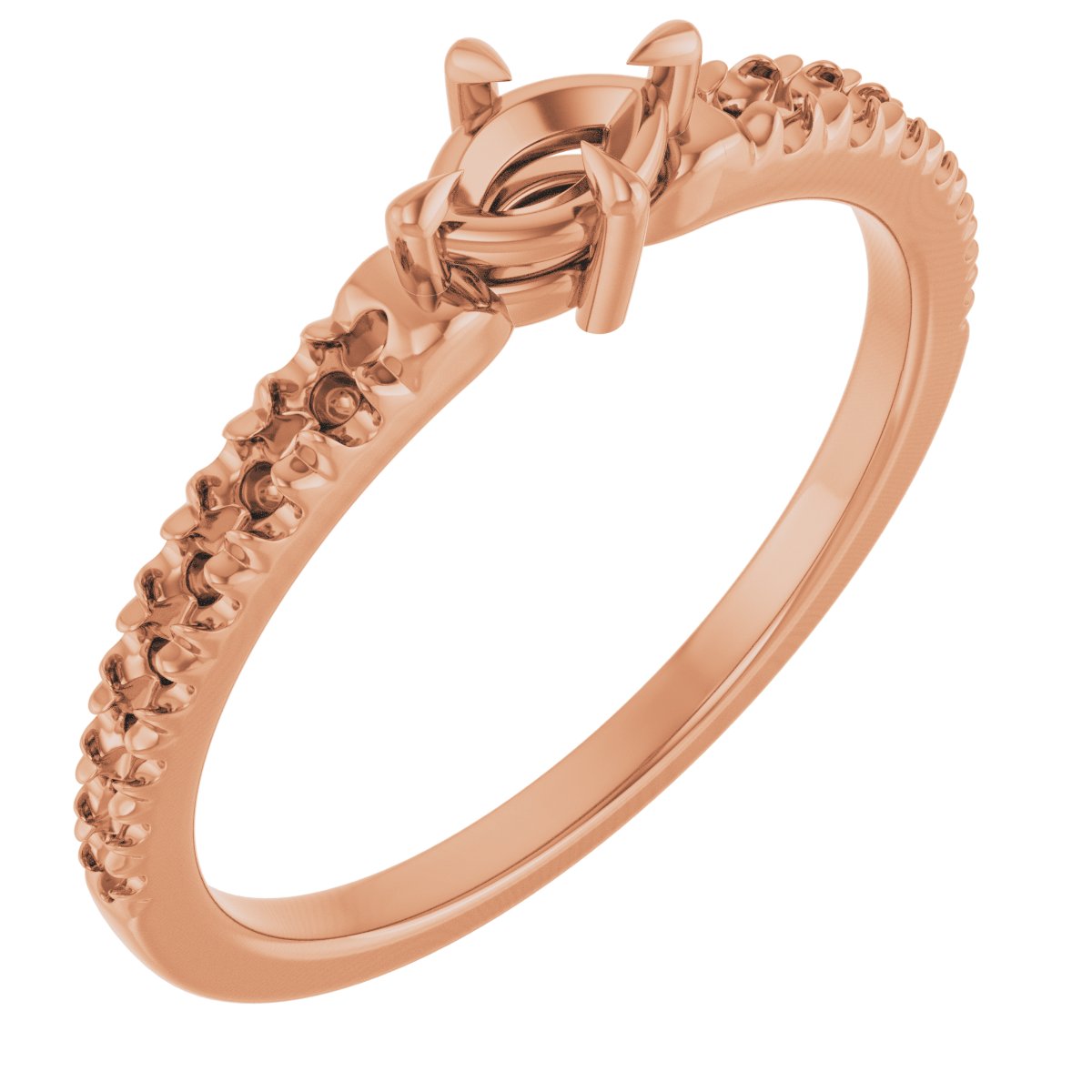 Claw-Prong Accented Ring