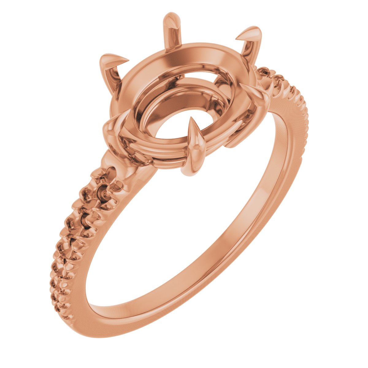 Claw-Prong Accented Ring