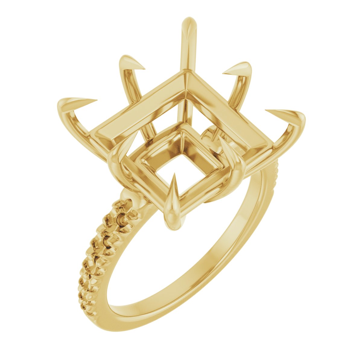 Claw-Prong Accented Ring