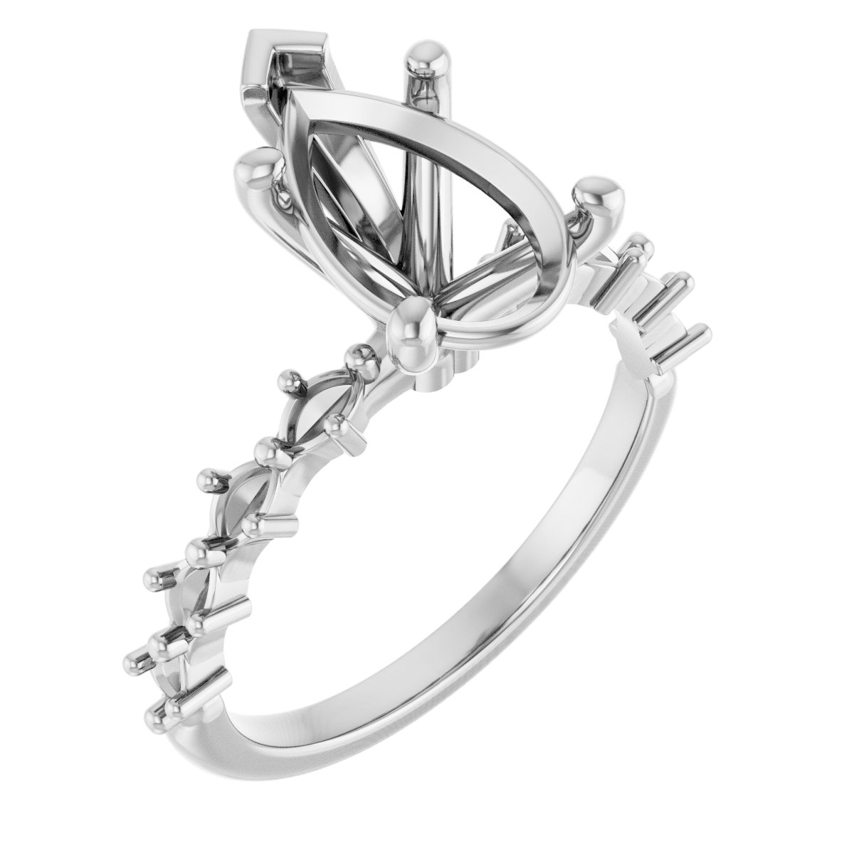 Accented Engagement Ring