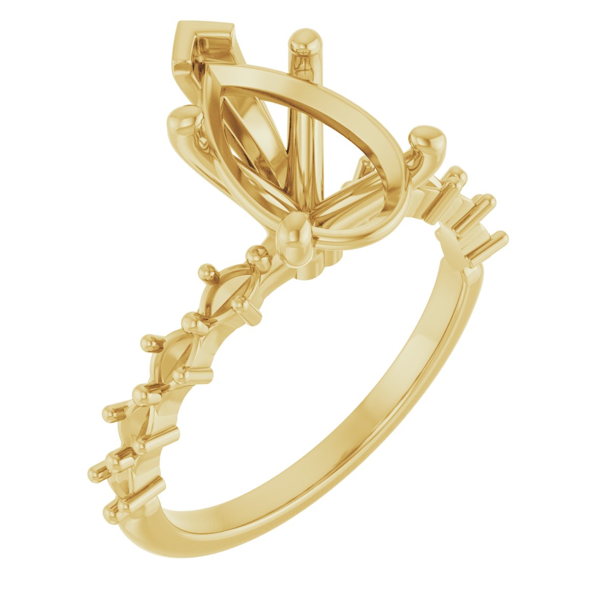 Accented Engagement Ring
