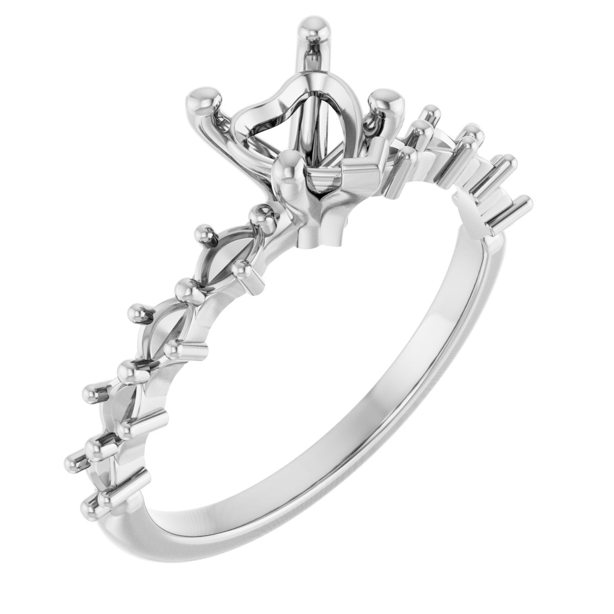 Accented Engagement Ring