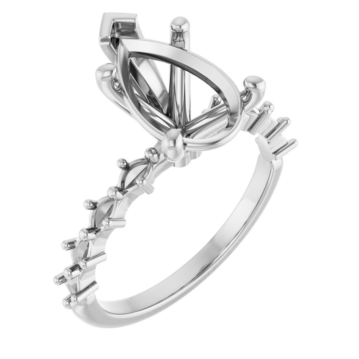 Accented Engagement Ring