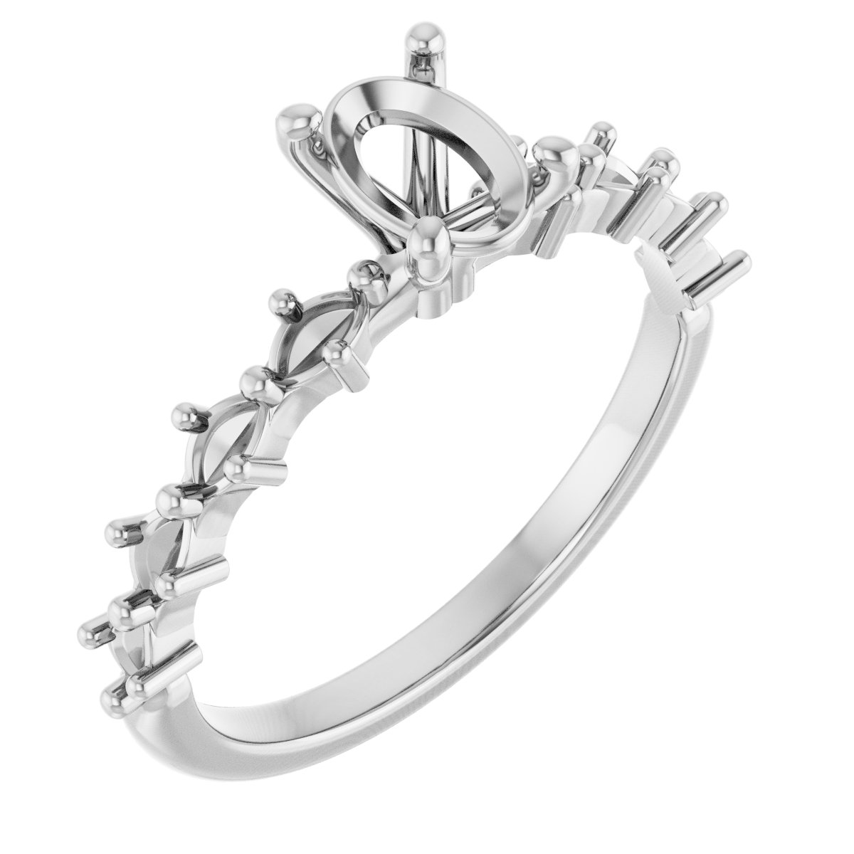 Accented Engagement Ring