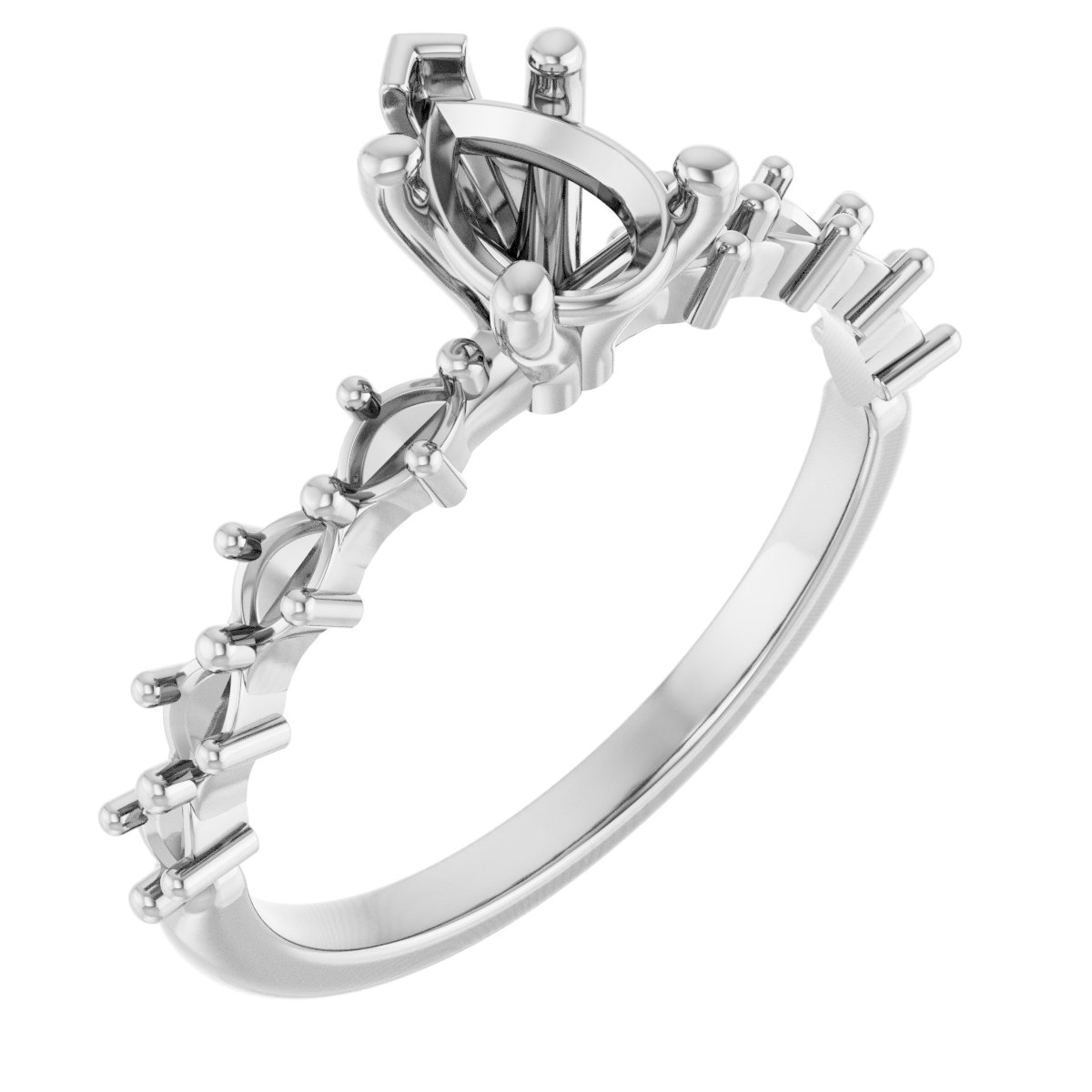 Accented Engagement Ring