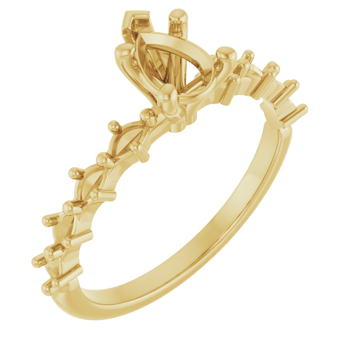 Accented Engagement Ring