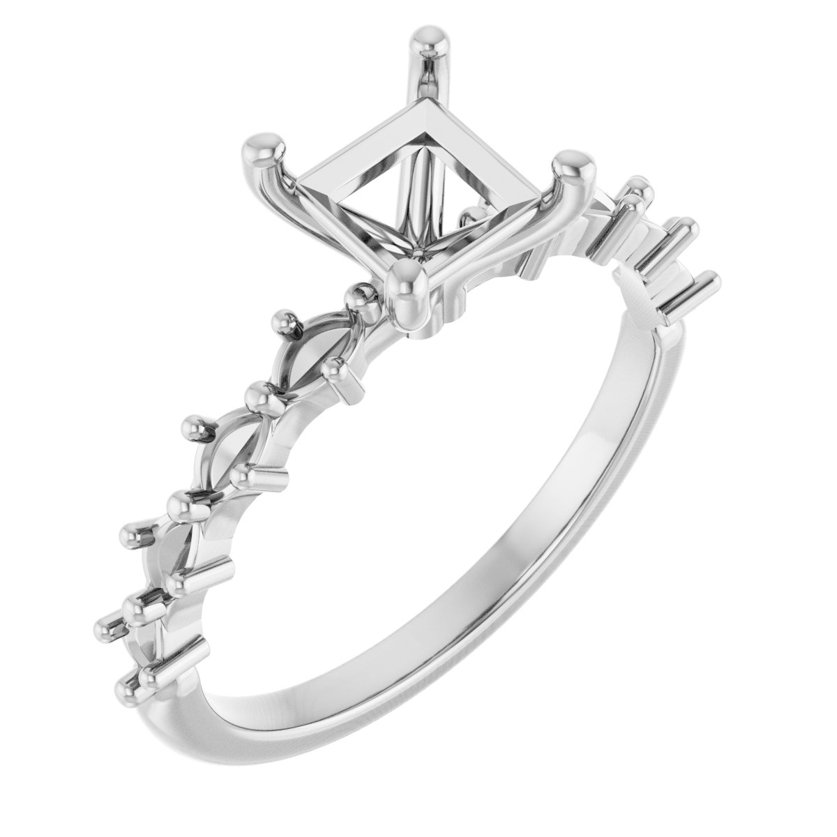 Accented Engagement Ring