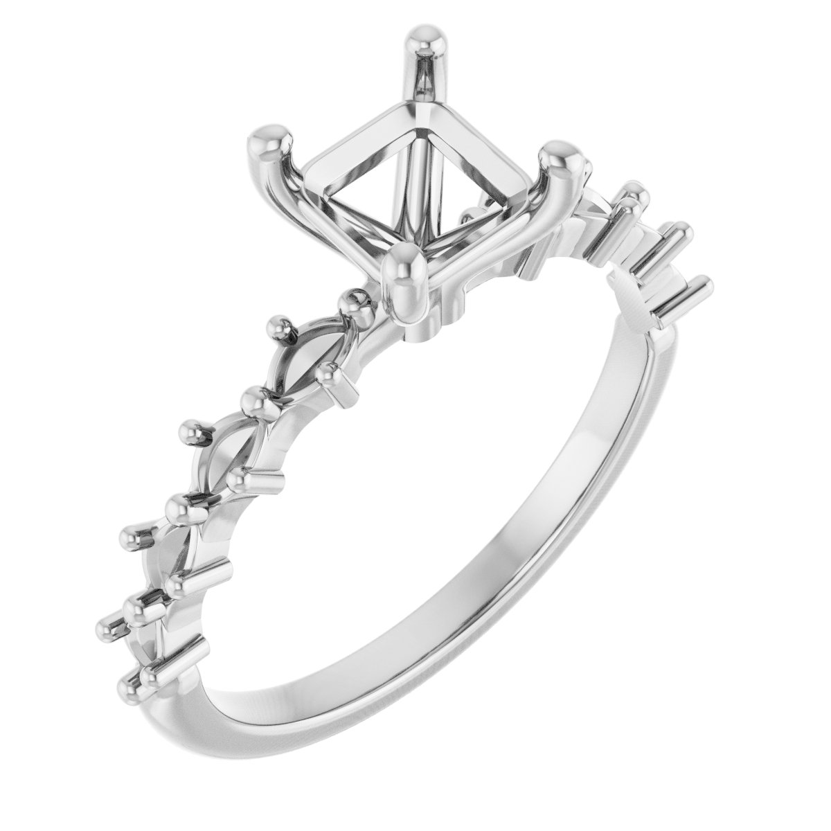 Accented Engagement Ring