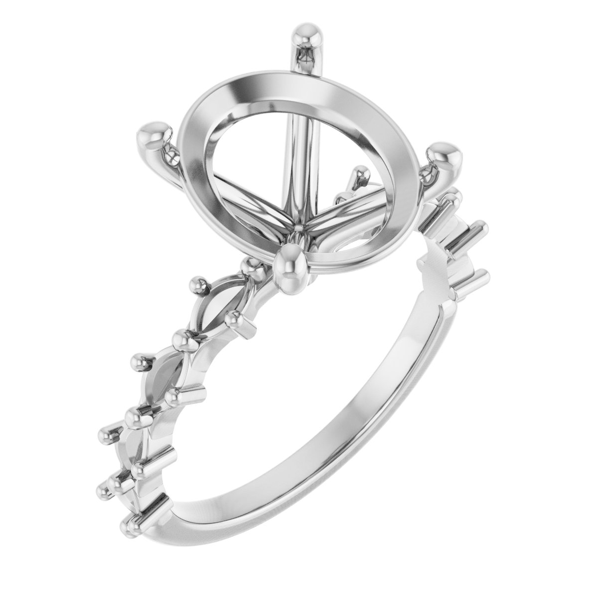 Accented Engagement Ring