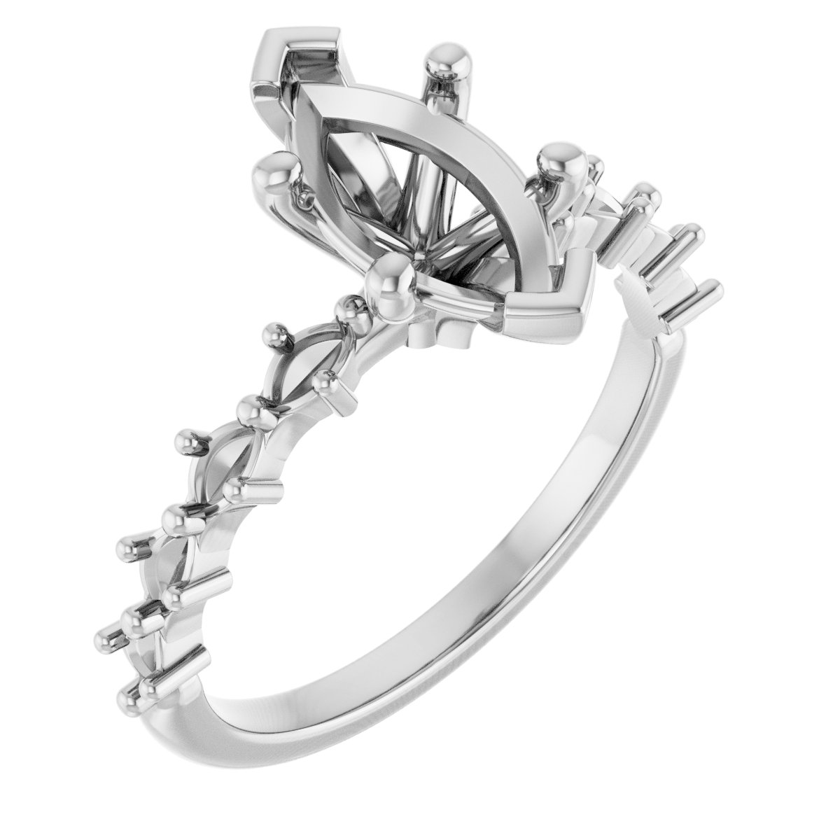 Accented Engagement Ring